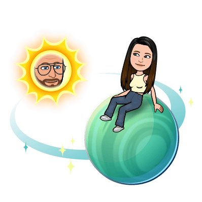 Uranus planet in green representing Snapchat's seventh closest friend